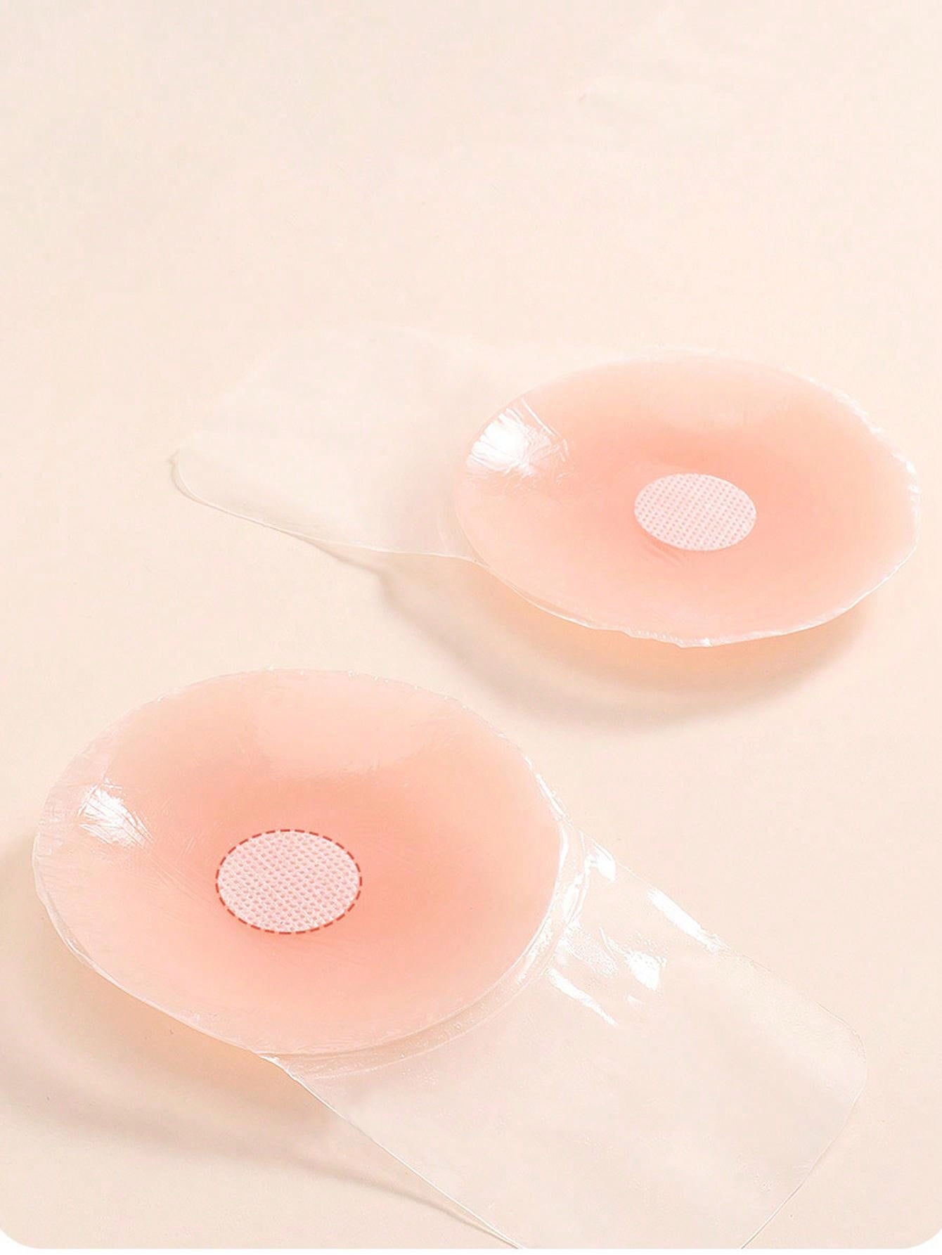10cm Diameter Large Breast Specific Invisible Silicone Nipple Cover Anti Emptied & Gathered Breast Push Up Bra Pad For Plus Size Women - Negative Apparel