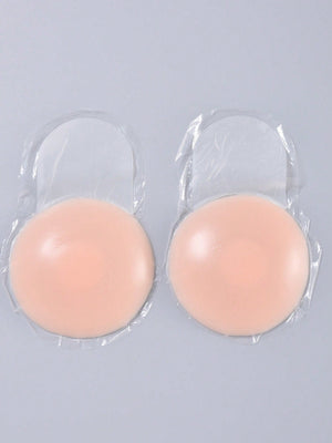 10cm Diameter Large Breast Specific Invisible Silicone Nipple Cover Anti Emptied & Gathered Breast Push Up Bra Pad For Plus Size Women - Negative Apparel
