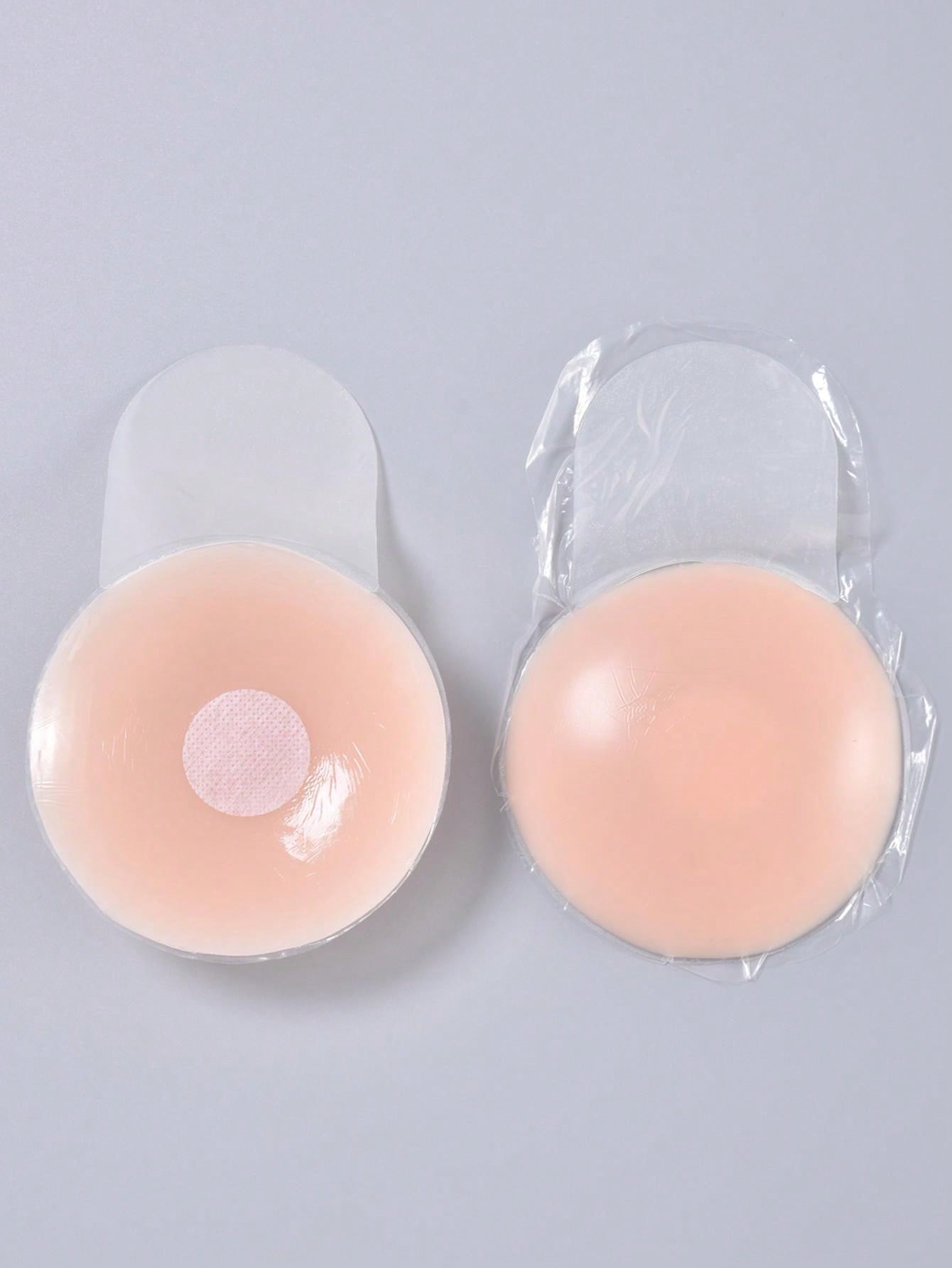 10cm Diameter Large Breast Specific Invisible Silicone Nipple Cover Anti Emptied & Gathered Breast Push Up Bra Pad For Plus Size Women - Negative Apparel