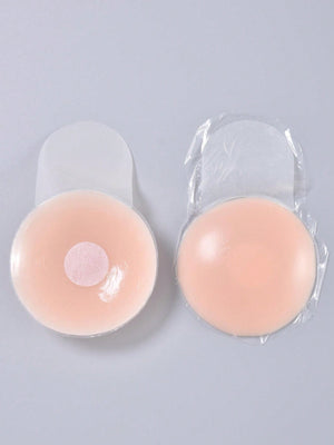 10cm Diameter Large Breast Specific Invisible Silicone Nipple Cover Anti Emptied & Gathered Breast Push Up Bra Pad For Plus Size Women - Negative Apparel