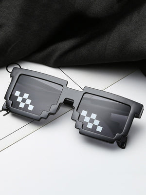 1pc Mosaic Party Glasses - Negative Apparel