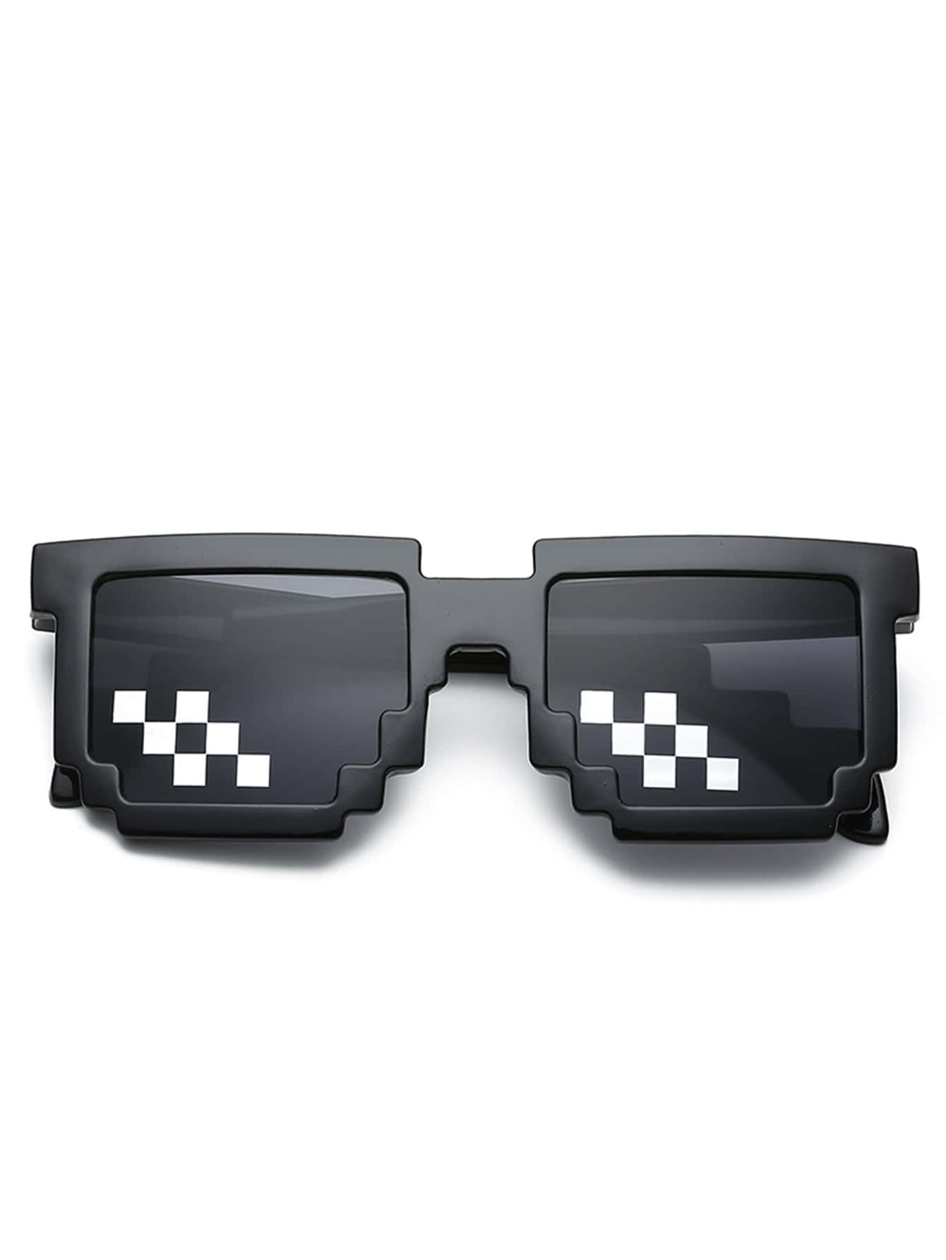 1pc Mosaic Party Glasses - Negative Apparel