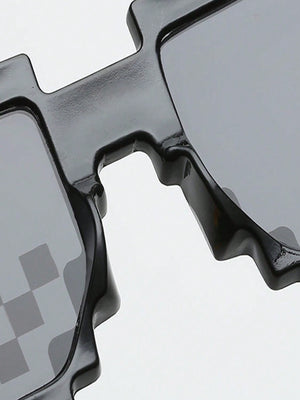 1pc Mosaic Party Glasses - Negative Apparel