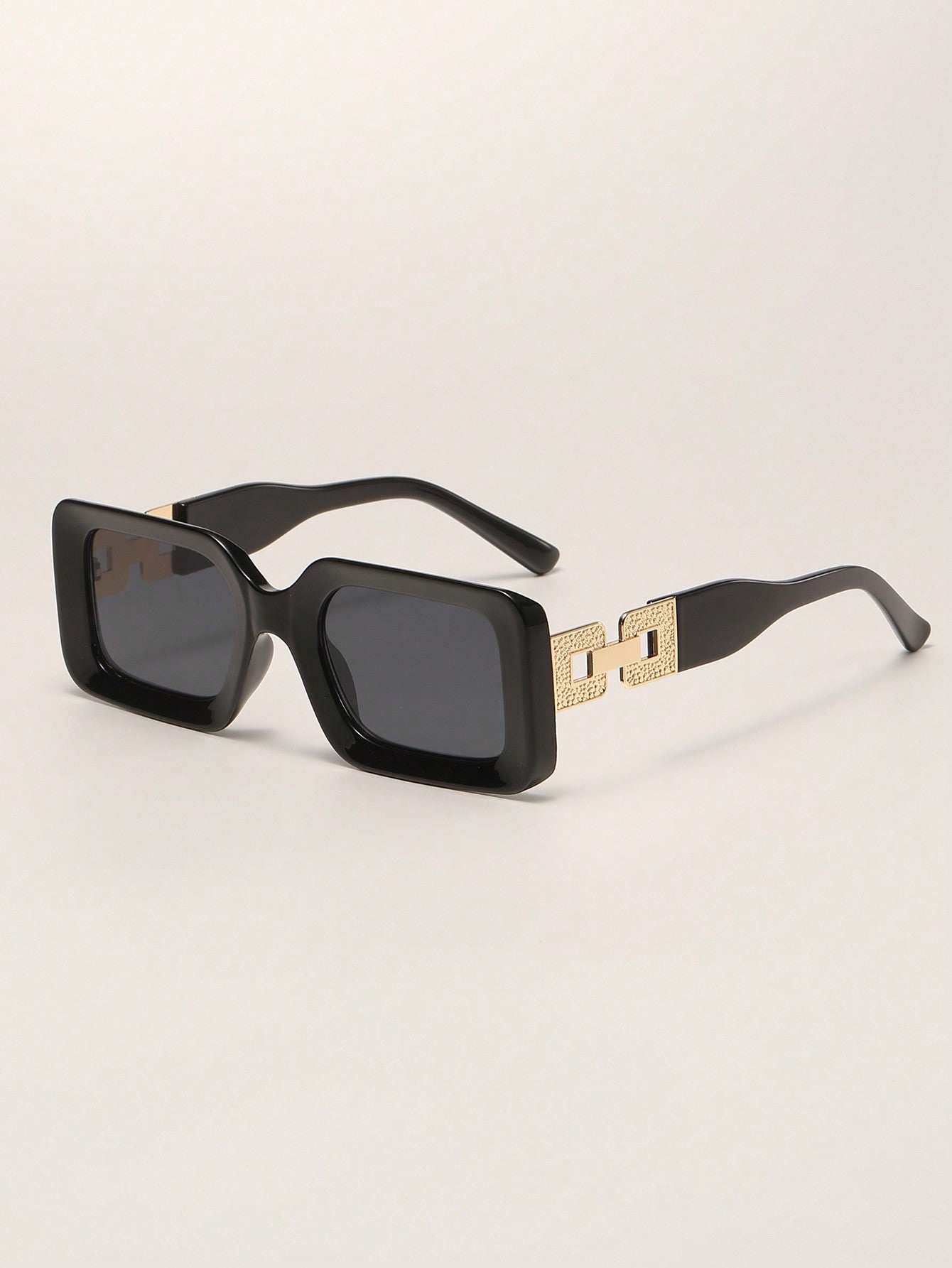 1pc Plastic Square Shaped Fashionable Unisex Sunglasses - Negative Apparel
