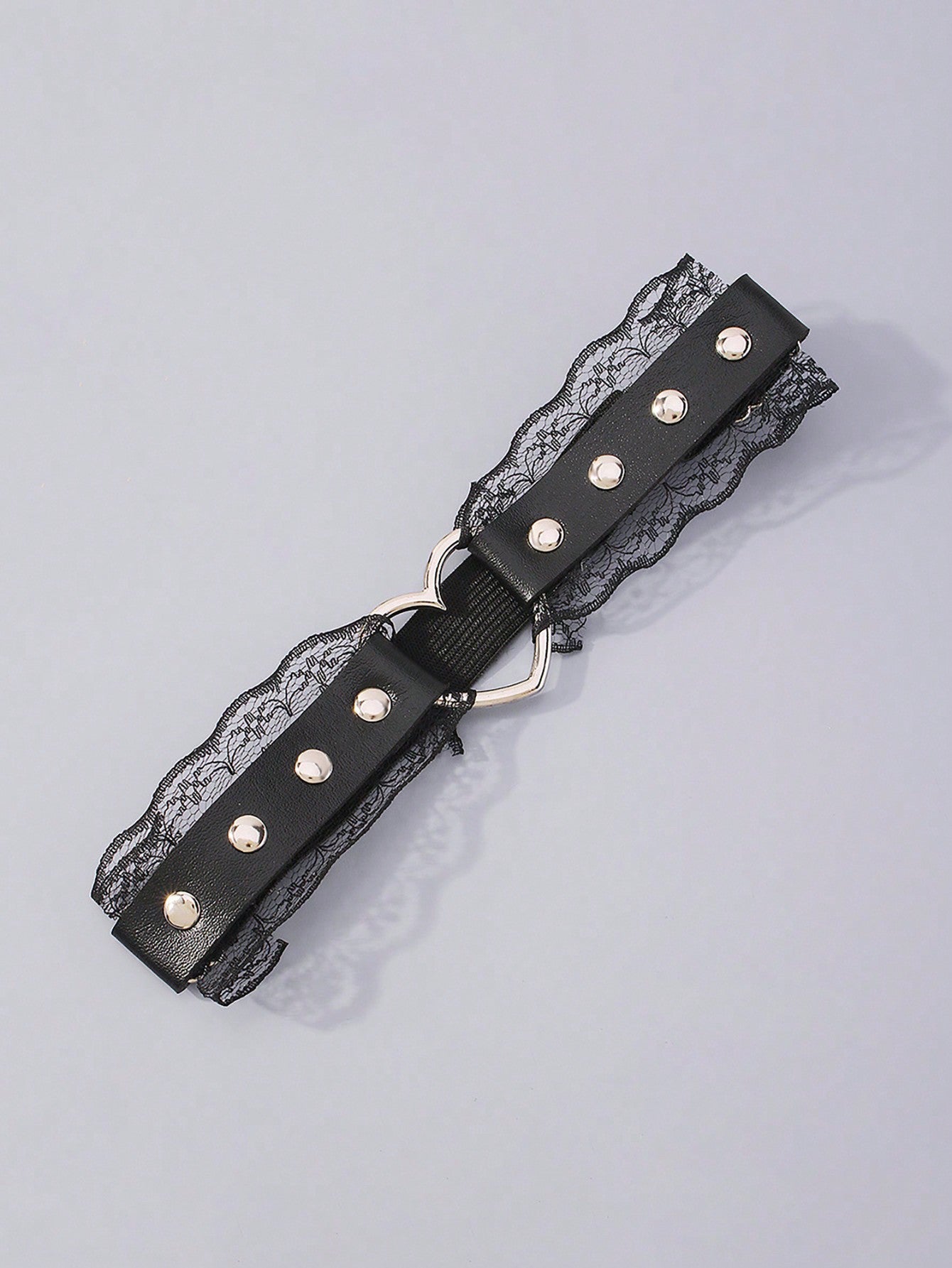 1pc Sexy Lace Heart Shaped Leg Garter - Negative Apparel