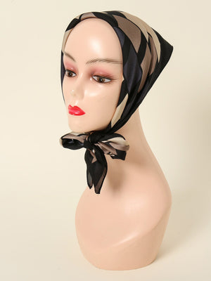 1pc Simple Printed 70s Style Bandana For Women - Negative Apparel