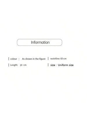 1pc Women's Sexy Low Waist Hollow Out Thong With Fine Straps, French Style - Negative Apparel