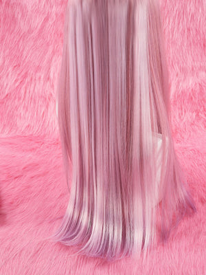 5pcs Long Straight Synthetic Hairpiece - Negative Apparel