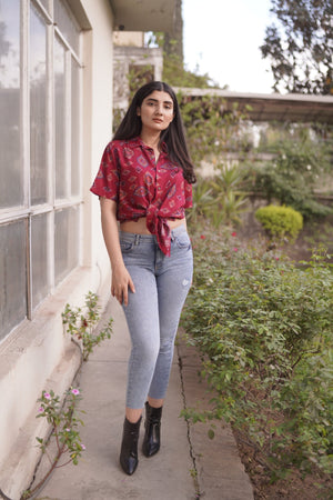 Babes Slim Fit Ankle Ribbed Jeans - Negative Apparel