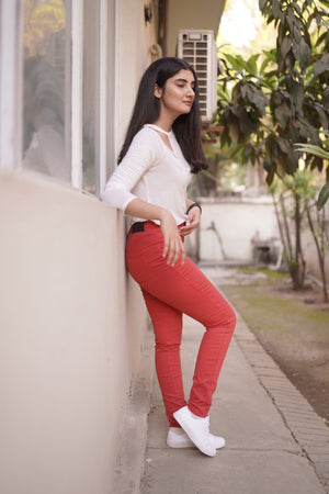 Basic Plain Skinny Jeans - Negative Apparel