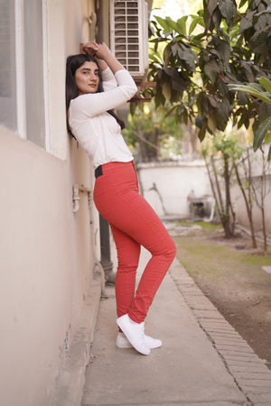 Basic Plain Skinny Jeans - Negative Apparel