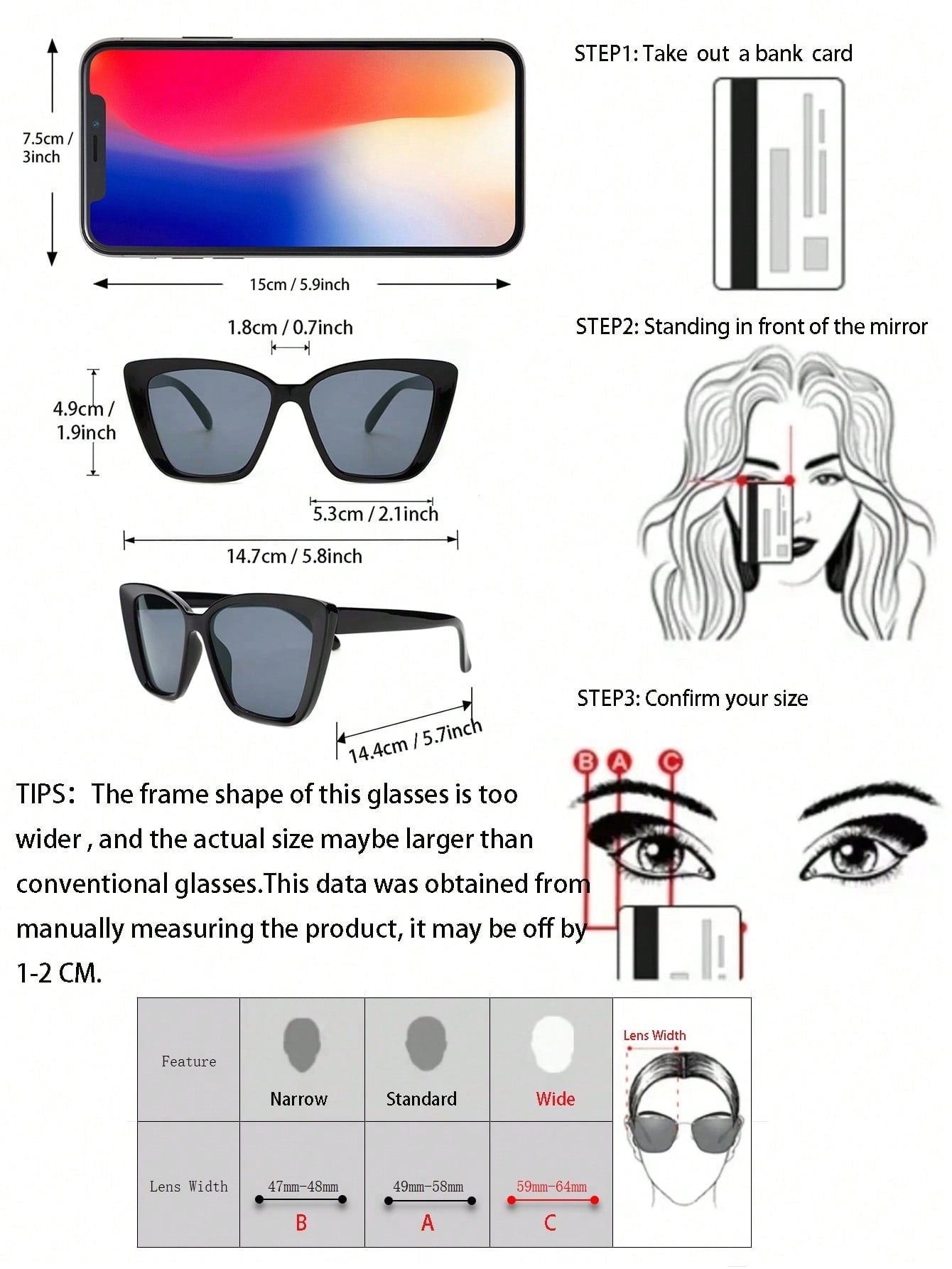 Cat Eye Fashion Glasses - Negative Apparel