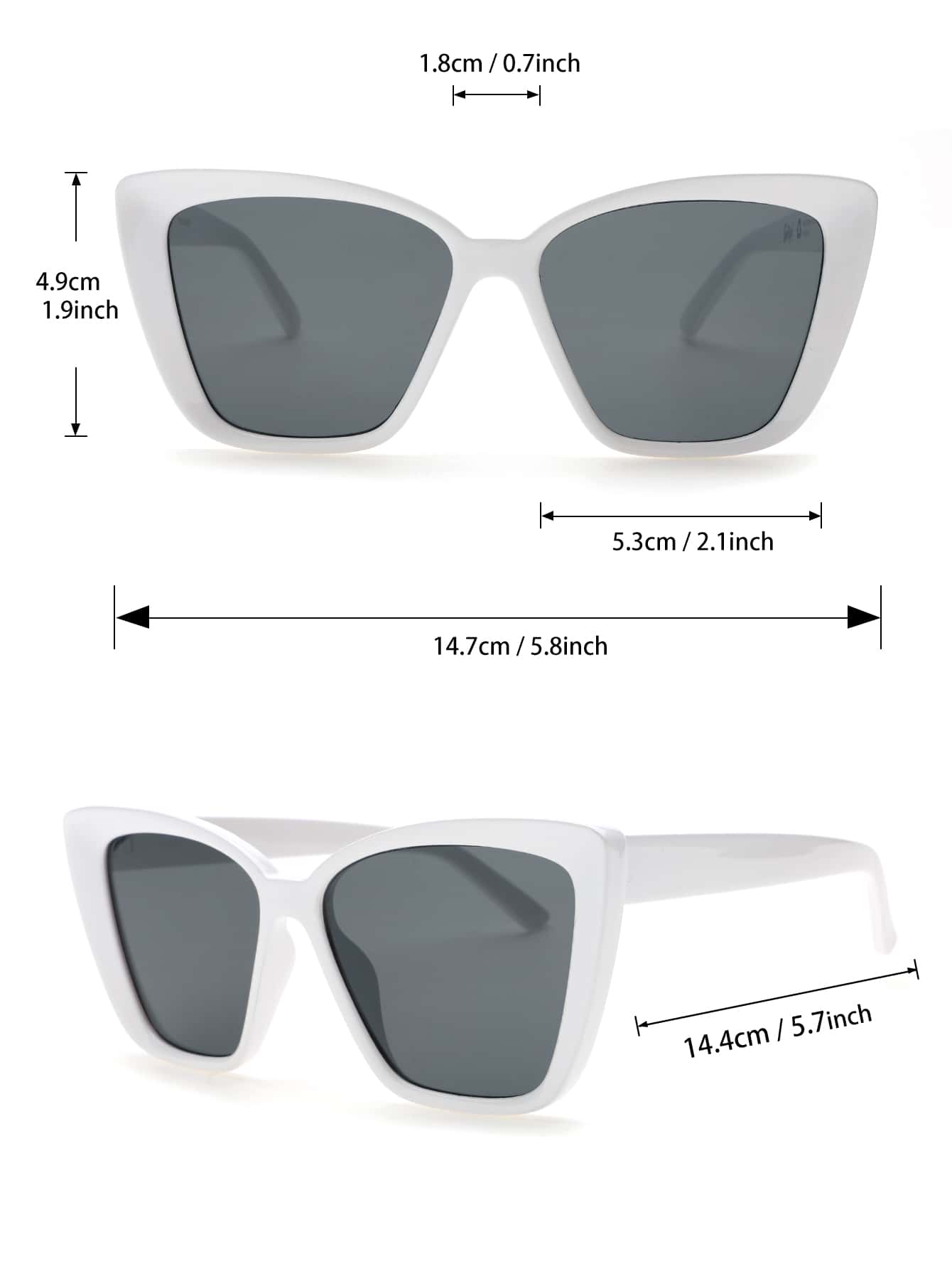 Cat Eye Fashion Glasses - Negative Apparel