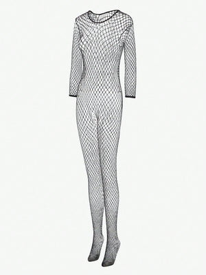 Classic Sexy Fishnet Bodystocking Without Lingerie Set - Negative Apparel