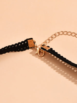 Faux Pearl Decor Layered Leg Chain - Negative Apparel