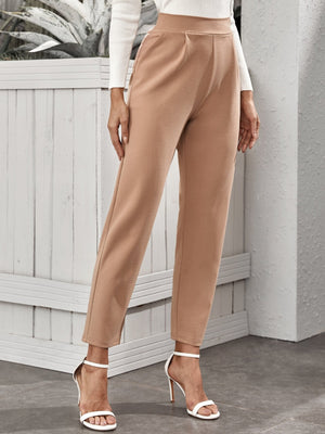 Frenchy High-Rise Slant Pocket Tapered Pants - Negative Apparel