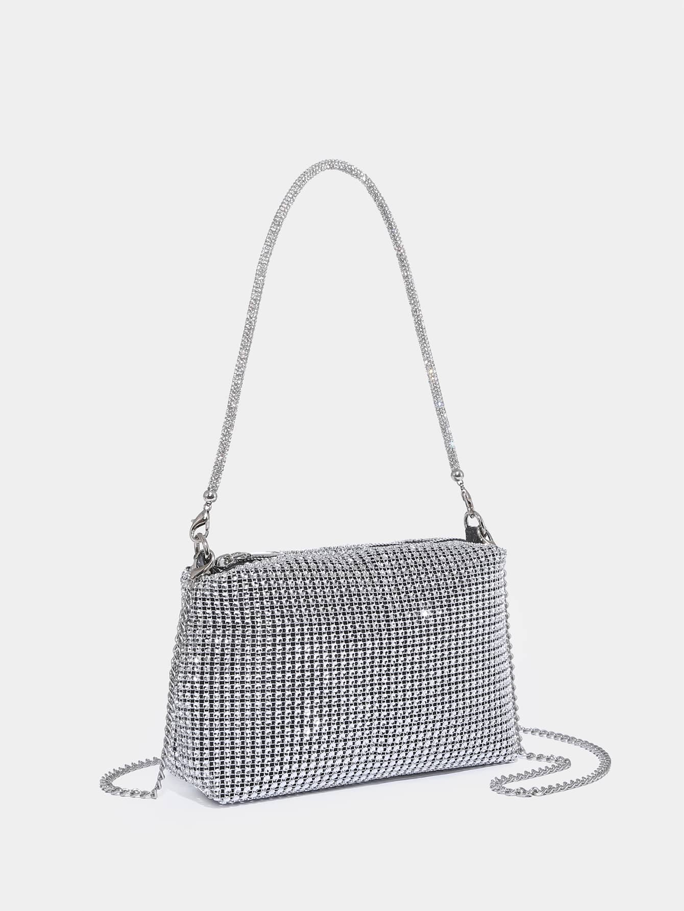 Glamorous, Elegant, Exquisite, Glitter Bling Party Bag - Negative Apparel