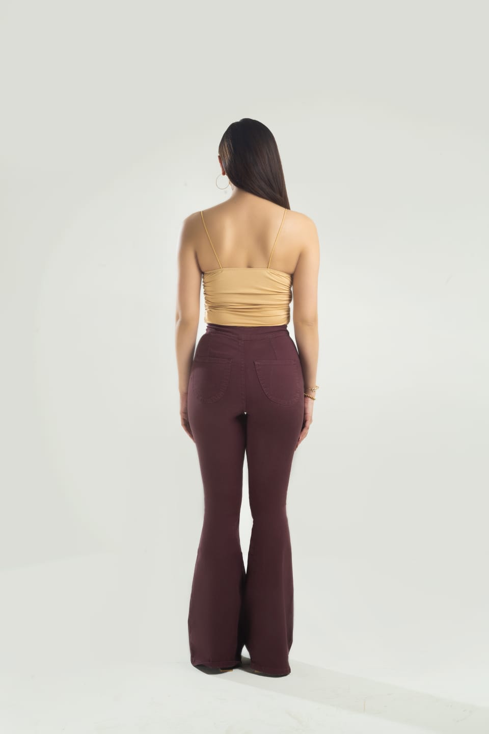 High Waist Flare leg Jeans - Negative Apparel