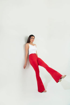 High Waist Flare leg Jeans - Negative Apparel