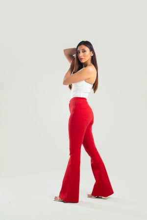 High Waist Flare leg Jeans - Negative Apparel