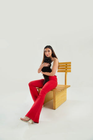 High Waist Flare leg Jeans - Negative Apparel