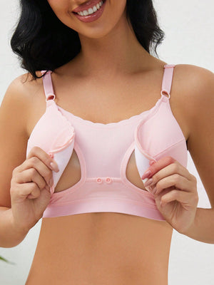 Maternity Scallop Trim Nursing Bra - Negative Apparel