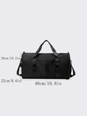 Over Night Holiday Luggage Travel Duffel Bag, Large Capacity Waterproof Gym bag - Negative Apparel