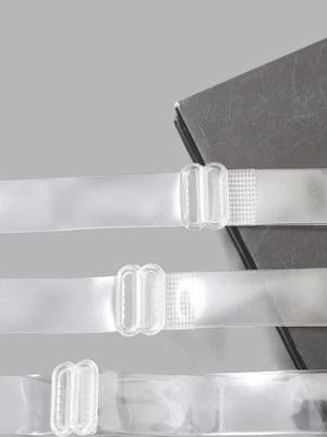 Plus 4pairs Transparent Shoulder Strap - Negative Apparel