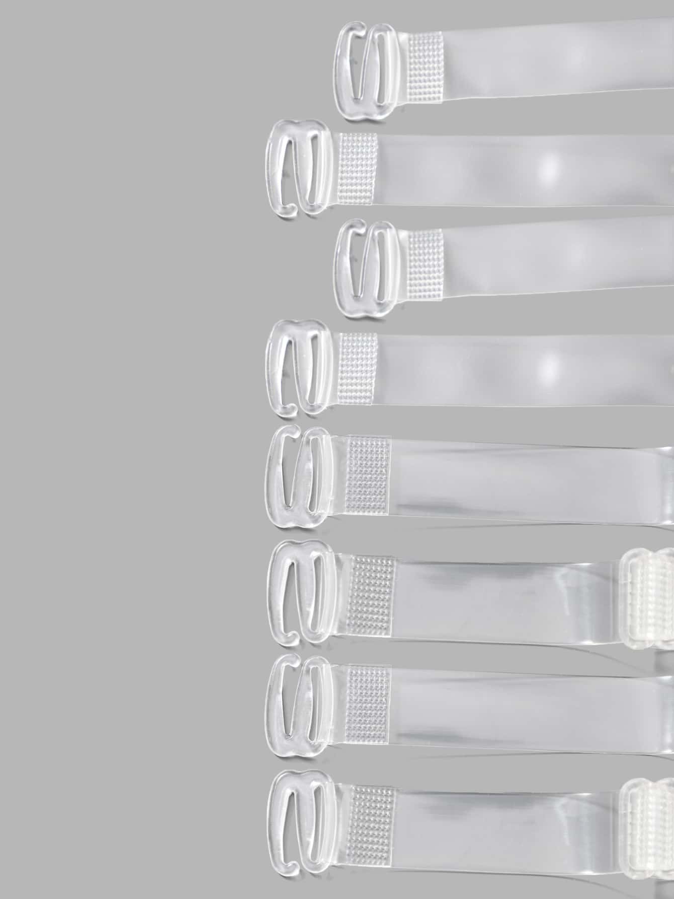 Plus 4pairs Transparent Shoulder Strap - Negative Apparel