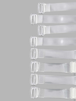 Plus 4pairs Transparent Shoulder Strap - Negative Apparel