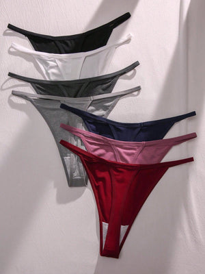 Plus 7pack Solid Panty - Negative Apparel