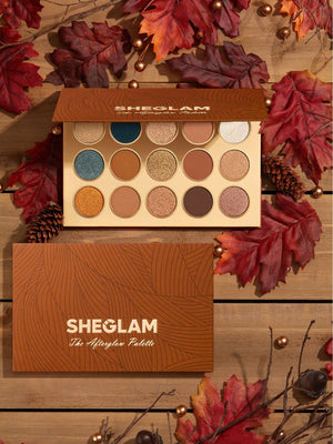 SHEGLAM Afterglow Palette 15 Color Matte Gilding Shimmer Eyeshadow Palette - Negative Apparel