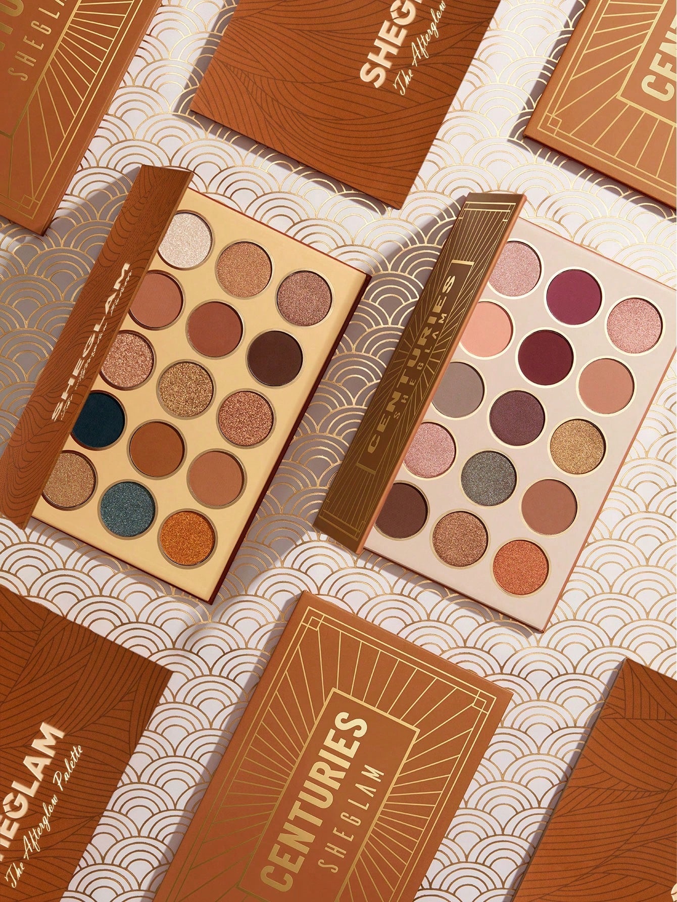 SHEGLAM Afterglow Palette 15 Color Matte Gilding Shimmer Eyeshadow Palette - Negative Apparel