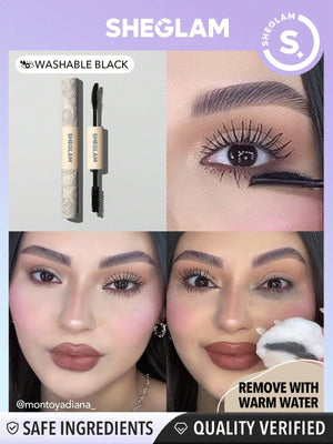 SHEGLAM All-In-One Volume & Length Mascara 2 In 1 - Negative Apparel
