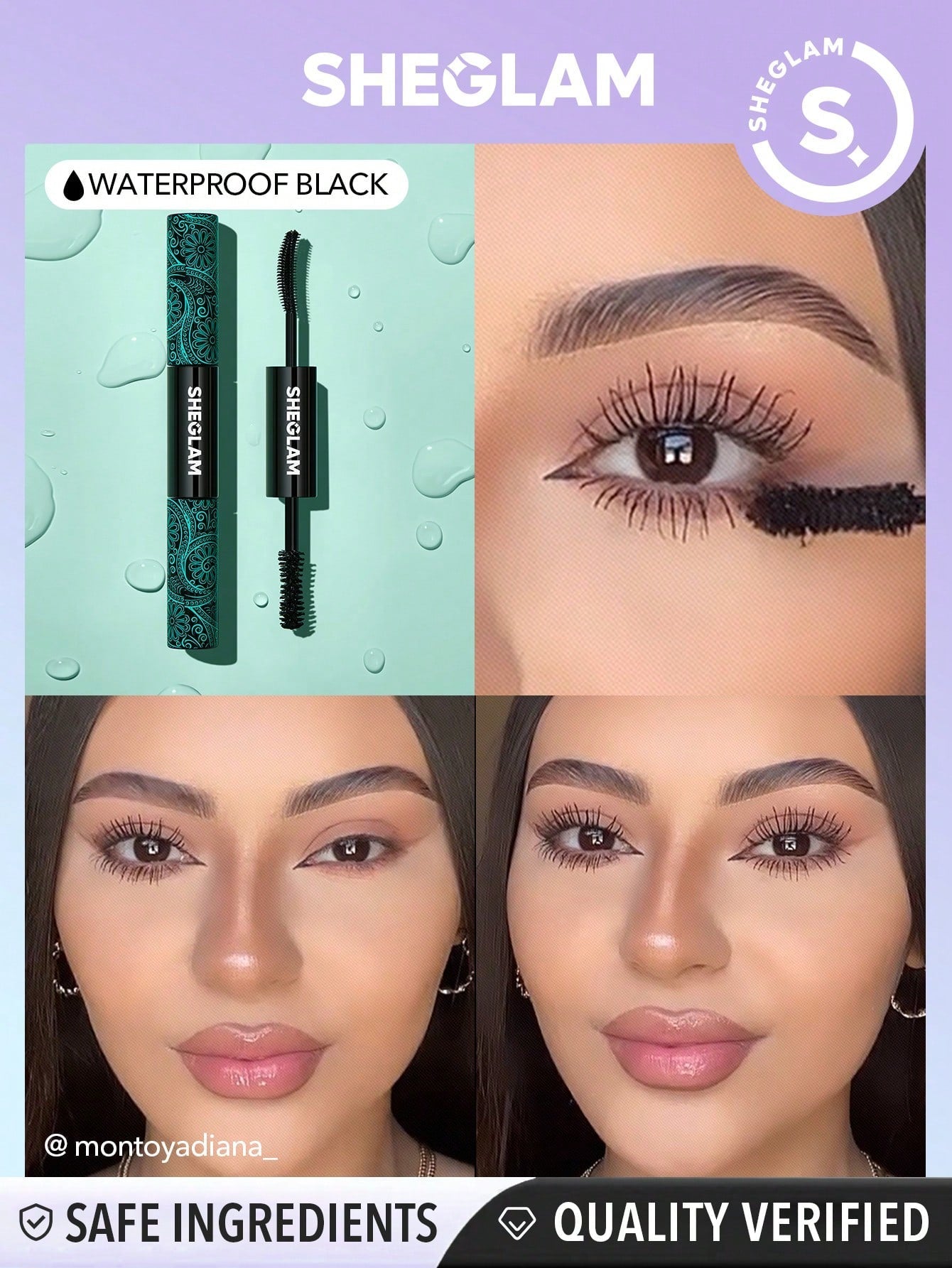 SHEGLAM All-In-One Volume & Length Mascara 2 In 1 - Negative Apparel