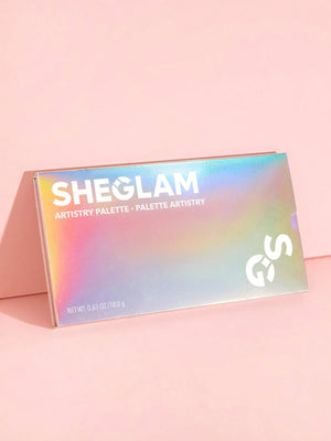 SHEGLAM Artistry Palette - 18 Clolor Metallic Matte Eyeshadow Palette - Negative Apparel