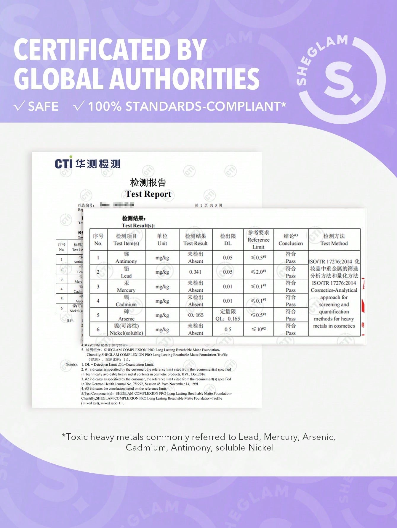 SHEGLAM Baked Glow Setting Powder-Light Pink  Oil Control Loose Setting Powder - Negative Apparel