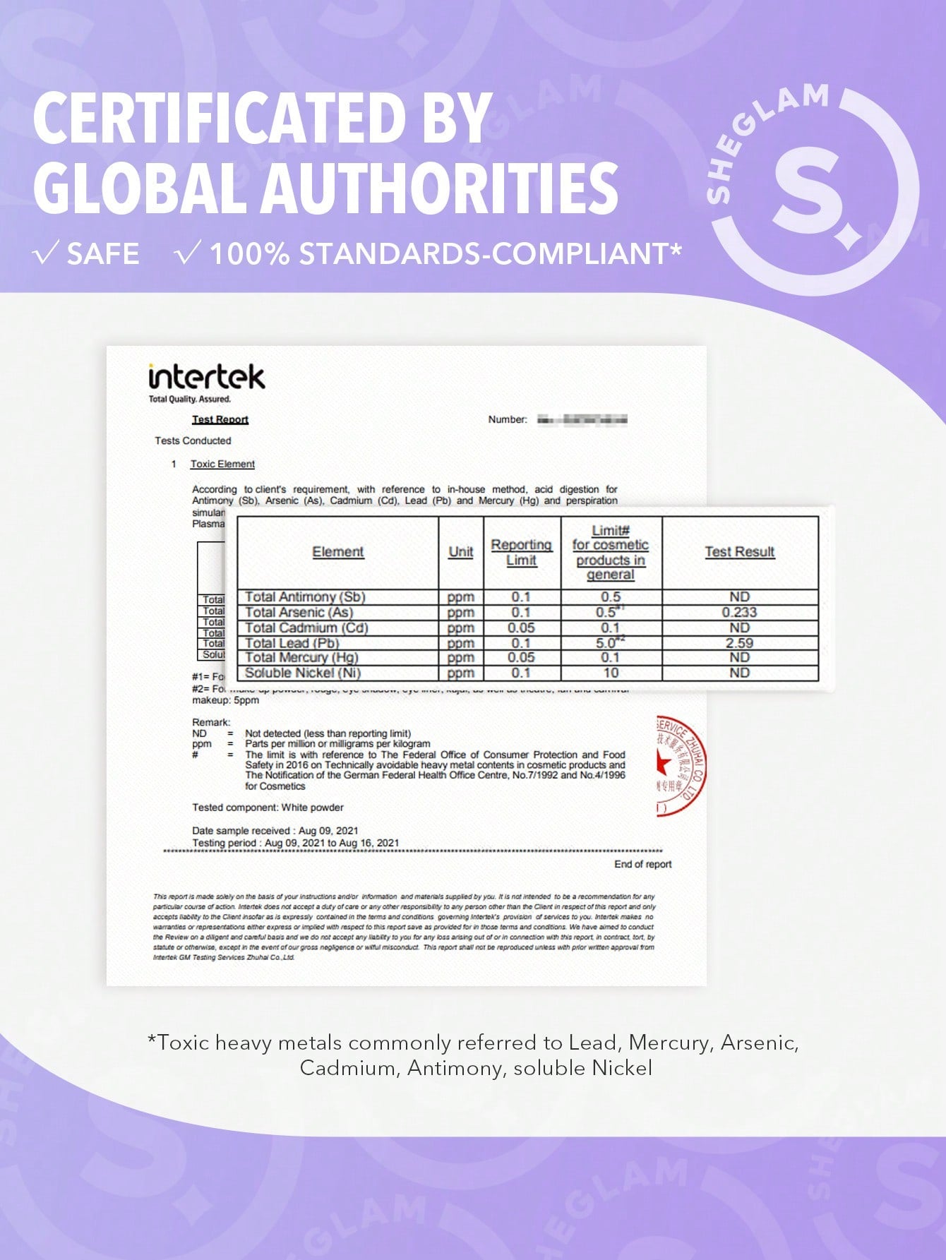 SHEGLAM Baked Glow Setting Powder-Translucent  Oil Control Loose Setting Powder - Negative Apparel