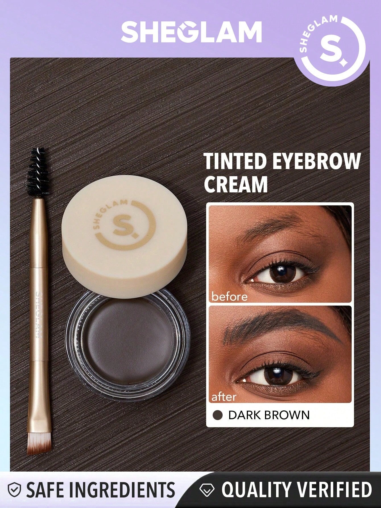 SHEGLAM Boss Brow Waterproof Pomade - Negative Apparel