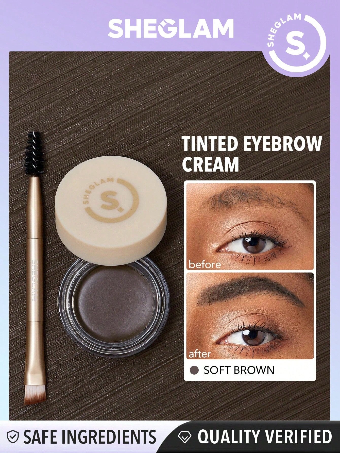 SHEGLAM Boss Brow Waterproof Pomade - Negative Apparel