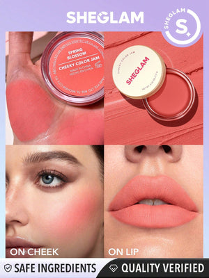 SHEGLAM Cheeky Color Jam-Rose Meadow 6 Shades - Negative Apparel