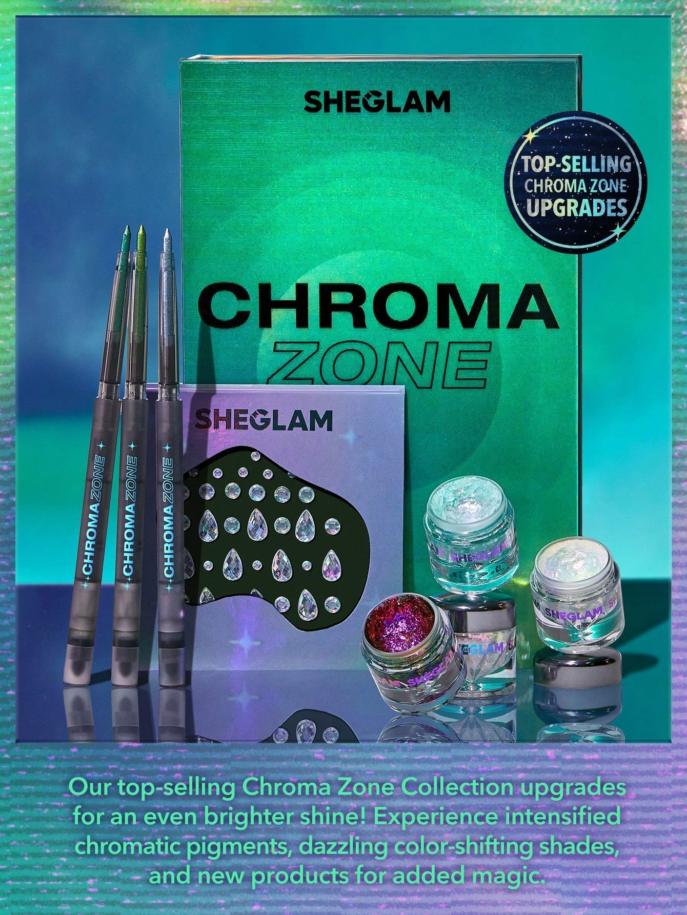 SHEGLAM Chroma Zone Multichrome Gel Liner - Negative Apparel