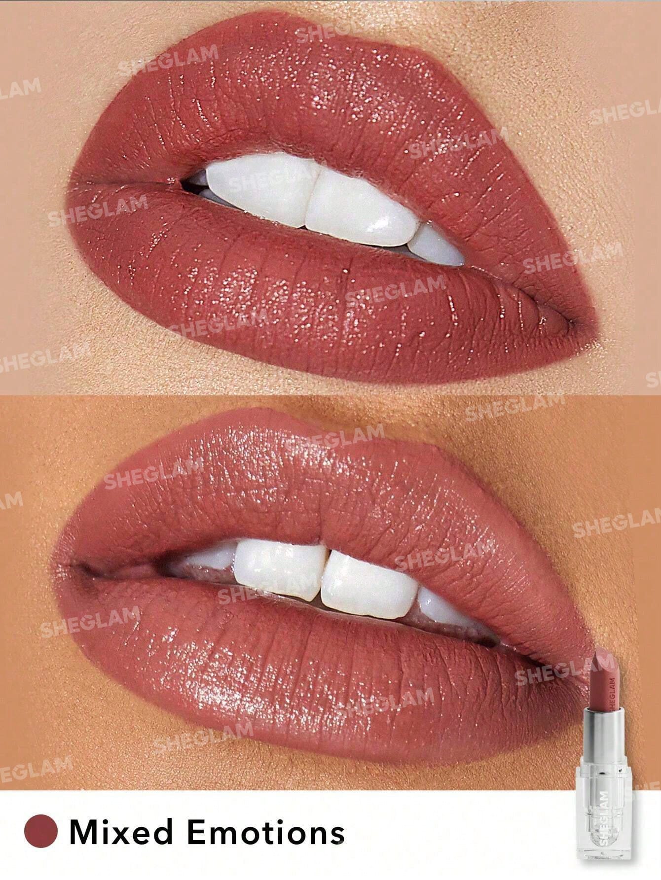 SHEGLAM Cosmic Crystal Matte Lipstick - Negative Apparel