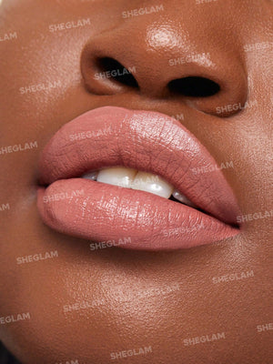 SHEGLAM Creme Allure Lipstick - Nude 8 Colors Moisturizing  Lipstick Lip Glow Nourishing Essence Hydrating Lip Care - Negative Apparel
