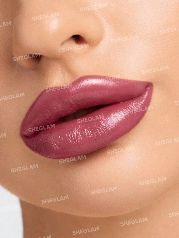 SHEGLAM Creme Allure Lipstick - Nude 8 Colors Moisturizing  Lipstick Lip Glow Nourishing Essence Hydrating Lip Care - Negative Apparel