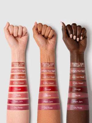 SHEGLAM Creme Allure Lipstick - Nude 8 Colors Moisturizing  Lipstick Lip Glow Nourishing Essence Hydrating Lip Care - Negative Apparel