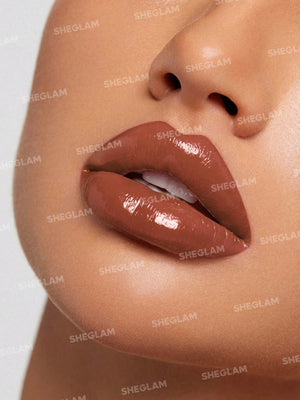 SHEGLAM Creme Allure Lipstick - Nude 8 Colors Moisturizing  Lipstick Lip Glow Nourishing Essence Hydrating Lip Care - Negative Apparel