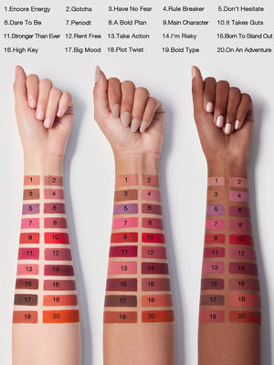 SHEGLAM Dynamatte Boom Long Lasting Matte Lipstick - Nude Shades - Negative Apparel