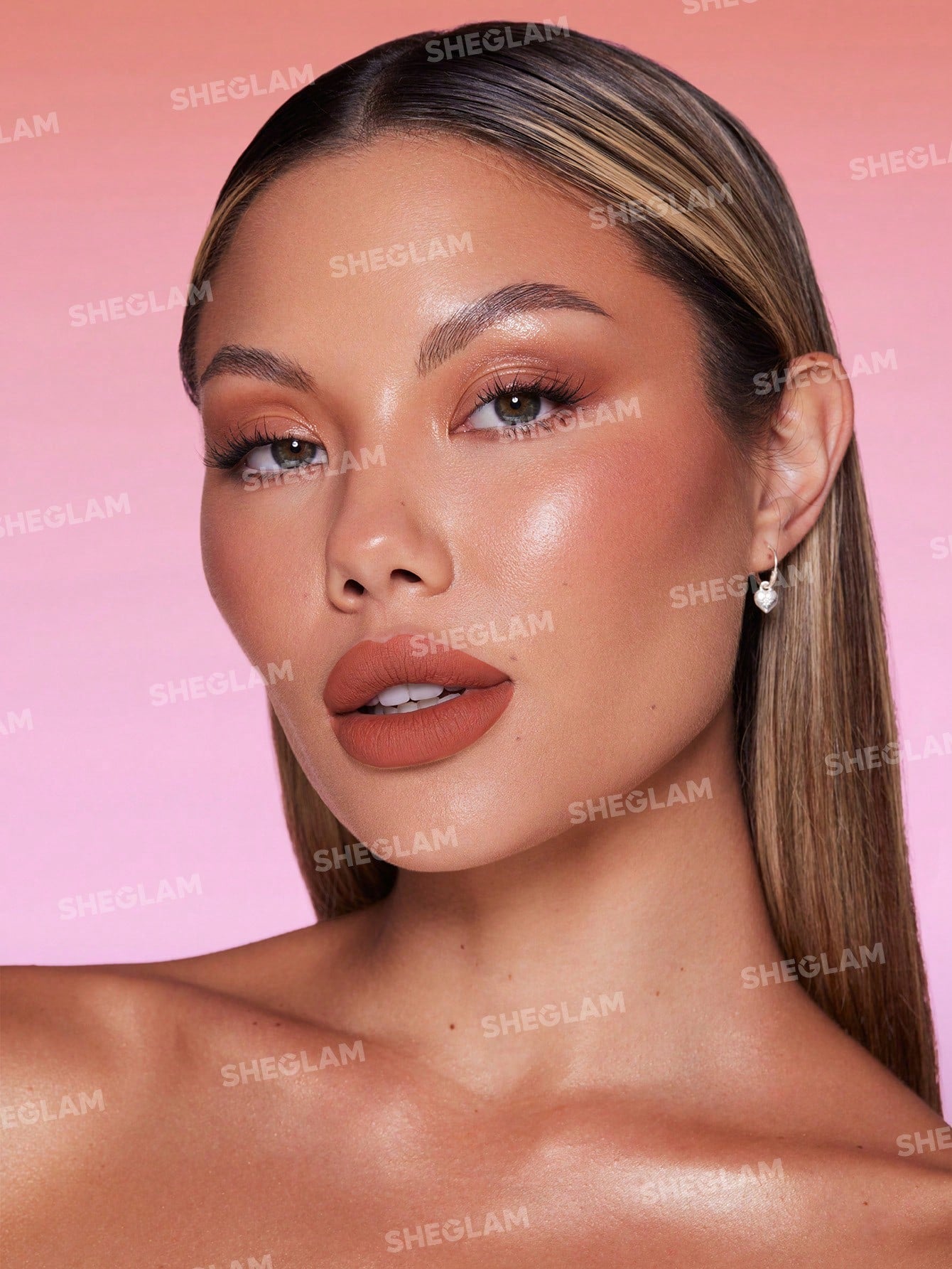 SHEGLAM Dynamatte Boom Long Lasting Matte Lipstick Orange Shades - Negative Apparel