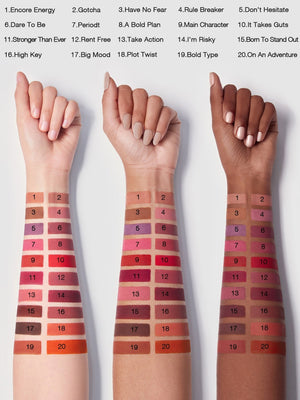 SHEGLAM Dynamatte Boom Long Lasting Matte Lipstick Orange Shades - Negative Apparel